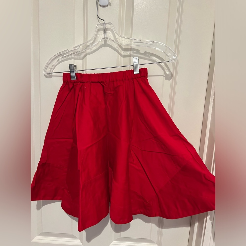 Jcrew crewcuts red skirt